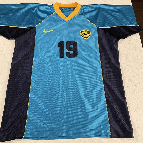 Los Angeles Galaxy Football Soccer Jersey Mens L Super Rare VTG 90s